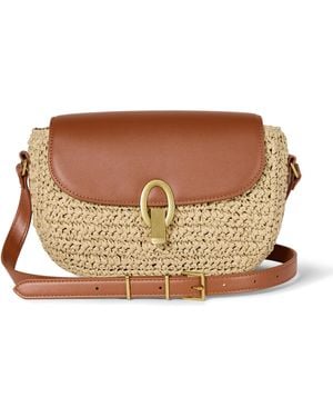 Amazon Essentials Crossbody Flap Bag - Brown