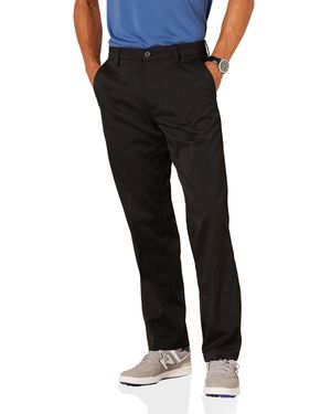 Amazon Essentials Pantaloni Elasticizzati con Taglio Dritto Uomo - Nero