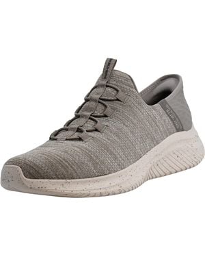 Skechers Mocassini da uomo Ultra Flex 3.0 Right Away Hands Free Slip-in Sneaker - Nero