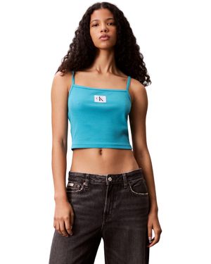 Calvin Klein Jeans Tanktop Voor - Zwart