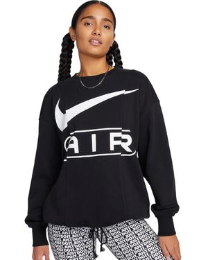 Nike Air Terry Pullover Wmns, - Nero