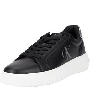 Calvin Klein Jeans Chunky Cupsole Laceup Lth Yw0yw01687 - Nero