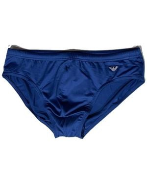 Emporio Armani Slip Schwimm-Slips - Blau