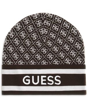 Guess Cap, Braun gemustert, Einheitsgröße - Grau