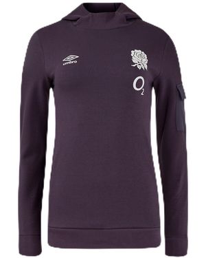 Umbro S England Rugby Hoodie 2024 Adults Nightshade M - Purple