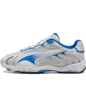PUMA Mens Inhale Lace Up Scarpe Da Ginnastica Casual - Viola, Team Royal/Grigio piuma, 44 EU - Nero