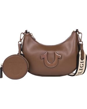 TRUE RELIGION Crescent Bag Horseshoe Strap - Braun