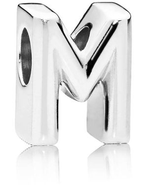 PANDORA Charm 797461 Mujer Plata Letra G - White