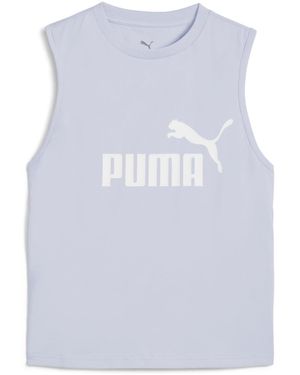 PUMA ESS No. 1 Logo Slim Tanktop XL Cool Weather Blue - Blau