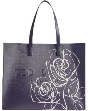 Ted Baker London Wxb-alumicn-linear Rose Extra Large Icon Bag - Blue