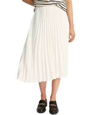 Tommy Hilfiger Rock Fluid Pleated Pull On Midi Faltenrock - Natur