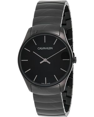 Calvin Klein Orologio Analogico-Digitale Quarzo Adulto con Cinturino in Acciaio Inox K4D21441 - Nero