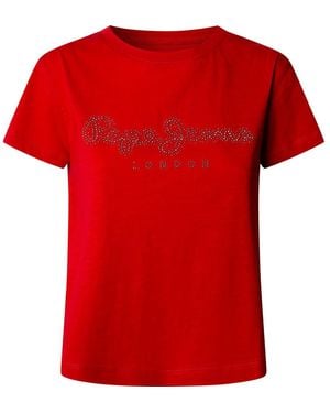 Pepe Jeans Ryleigh T-shirt - Rood