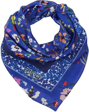 Esprit 043ea1q308 Bufanda de Moda - Azul
