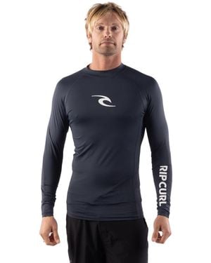 Rip Curl Rashguard - UPF 50+ - Blau