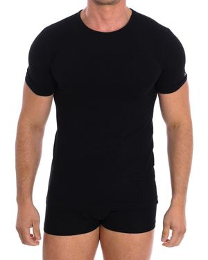 Fila Underwear 3 Pack T-Shirt Uomo Maglie Intime Round Neck Moda Egidio - Nero