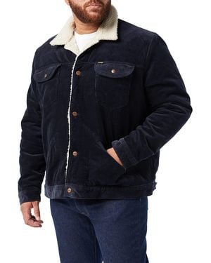 Wrangler 124mj Sherpa Jacket - Blue
