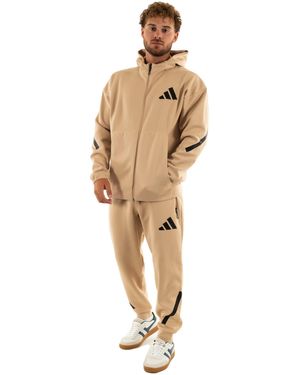 adidas New Z.N.E. Zip-Hoodie Magic Beige L - Natur