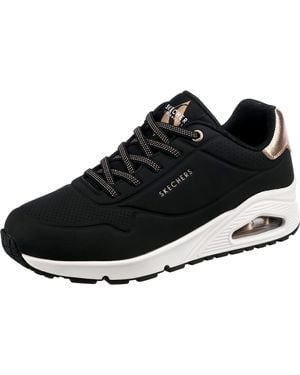 Skechers Uno-shimmer Away Trainer - Black