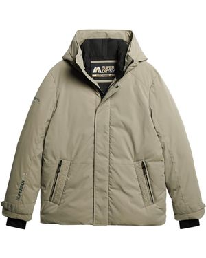 Superdry City Padded Hooded Wind Parka Jacket - Green