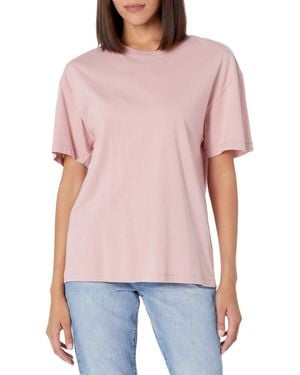 The Drop , Lydia, Maglietta da Donna, in Jersey a iche Corte con Spalle Larghe, Rosa Zaffiro, S - Rosso