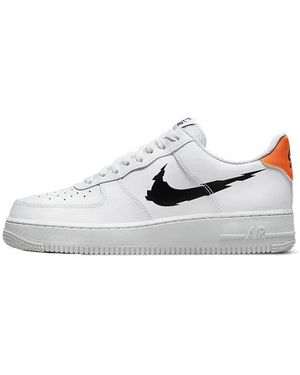 air force ones with black swoosh