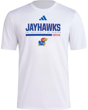 adidas S Pregame Short Sleeve T-shirt - Blue