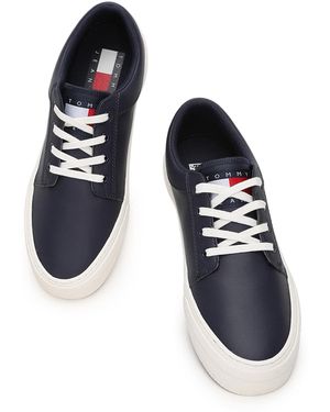Tommy Hilfiger Tjm Vulc. Skate Derby Ess - Blu