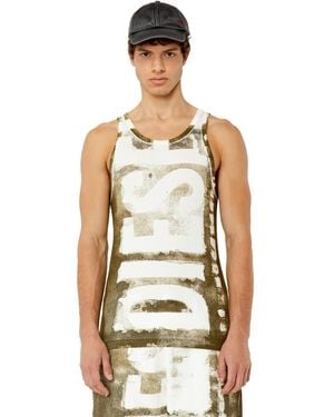 DIESEL Slim Fit Tank Top A092700jeai - Green