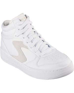 Skechers High Top Trainers S White 2 Uk