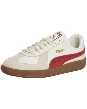 PUMA Army Leather Trainers - White
