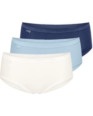Sloggi Basic+ Midi C3P Multiple Colours 20 - Blu