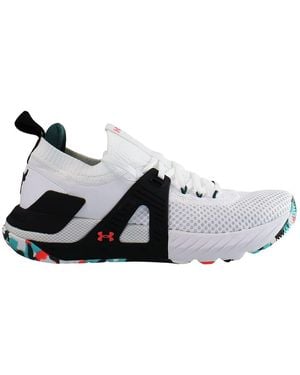 Under Armour Project Rock 4 Marble Lace White Synthetic Trainers 3025433_105 - Brown