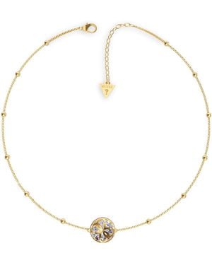Guess Collana 4G Logo Boule JUBN01388JWYGT-U Marca - Metallizzato