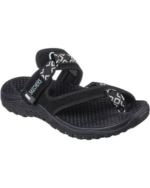 Skechers Reggae Trailway Flip Flop - Black