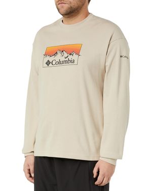 Columbia Shirt Duxberytm Relaxed Ls Tee Brown M - Natural