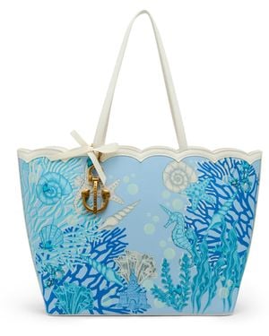 Betsey Johnson Make Waves Tote - Blue