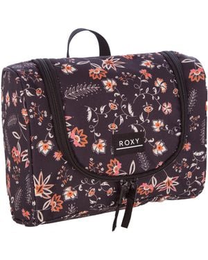 Roxy Travel Dance Cosmetic Makeup Case Toiletry Bag - Purple