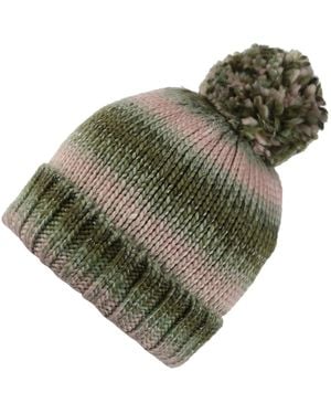 Regatta S Frosty Vi Acrylic Knit Fleece Lined Beanie - Green