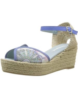 Desigual Esparto Bloque Medio 1 41ss2325110 Espadrille - Blauw