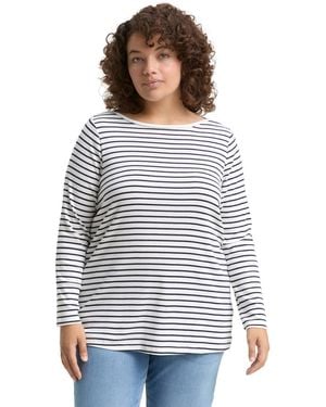 Tom Tailor 1048373 Longsleeve T-Shirt - Weiß
