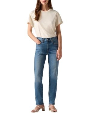 Levi's 724 High Rise Straight - Blu