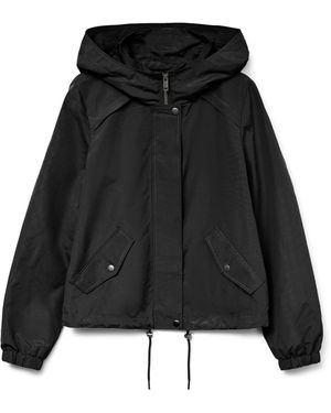 Vero Moda Vmzoa Ss23 Short Parka Jacket - Black