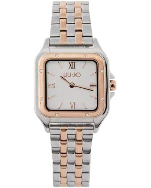 Liu Jo Orologio Classico da donna al quarzo - Modello Casual Shimler TLJ2435 - Orologio con cinturino in - Metallizzato