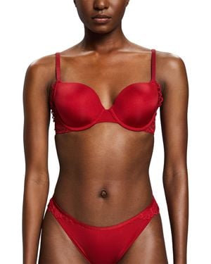 Esprit 113ef1t309 Padded Bra - Red