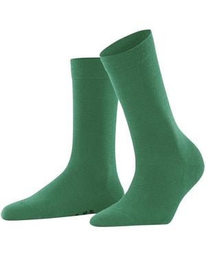 FALKE Softmerino W So Wolle Baumwolle Einfarbig Socks - Green