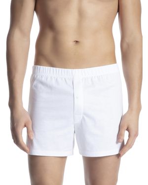 CALIDA Cotton Code Boxer - Bianco