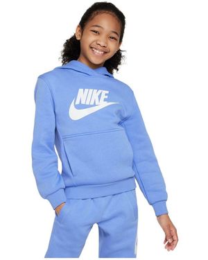 Nike K Nsw Club Flc Hdy Hbr Sweatshirt - Blauw