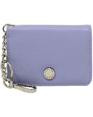 Steve Madden Bfold Clip On Card Case Wallet With Keyring - Blue