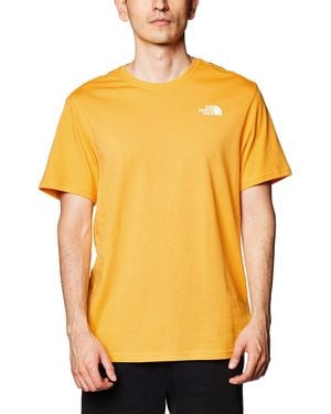 The North Face North Face Red Box Short Sleeve T-shirt Small Summit Gold Tnf Black - Yellow
